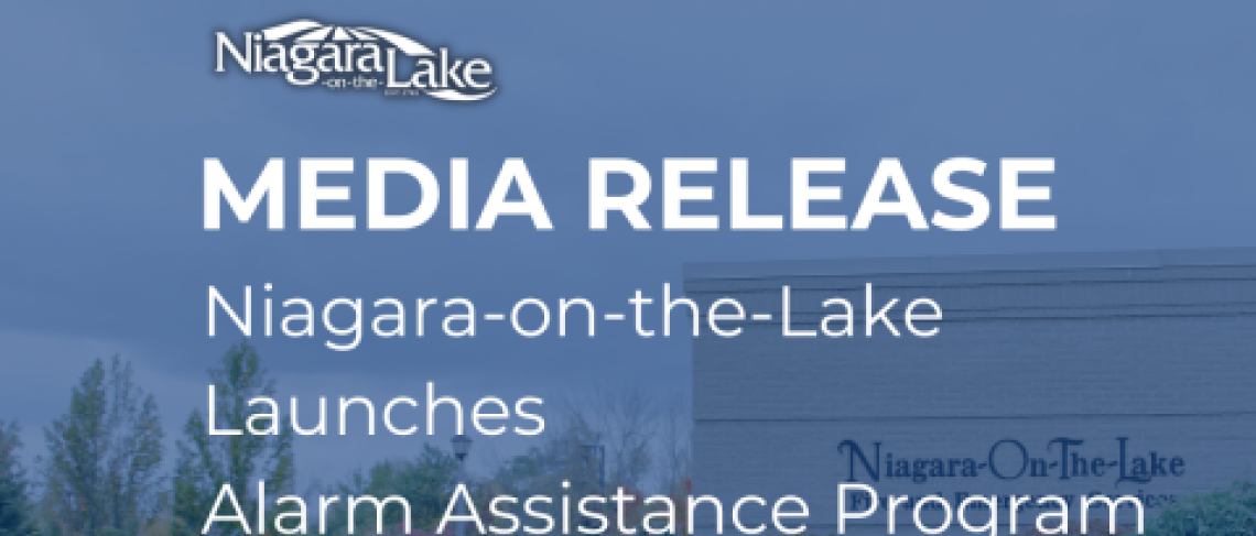 Niagara-on-the-Lake Launches Alarm Assistance Program