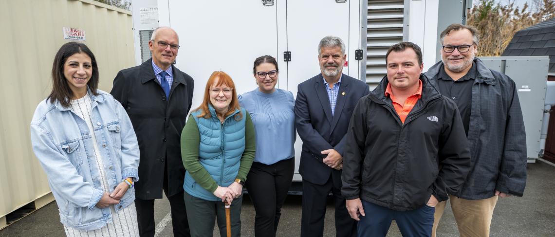 Niagara College welcomes battery donation from NOTL Hydro to offset peak energy usage