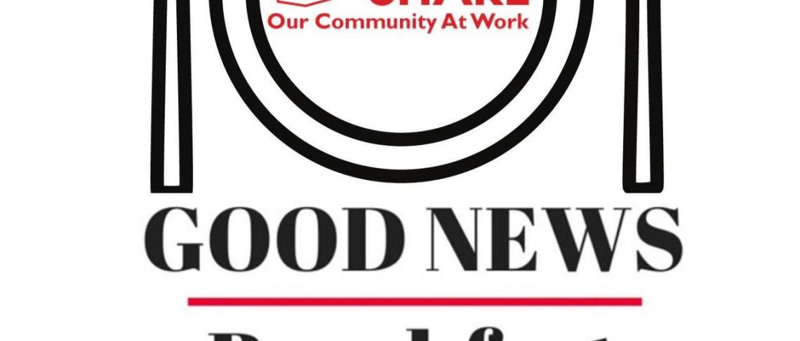 YOU'RE INVITED TO OUR GOOD NEWS BREAKFAST!