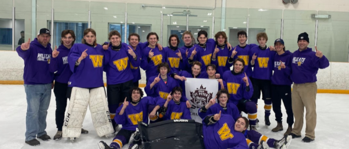 Weldon Wins First Varsity Hockey Championship