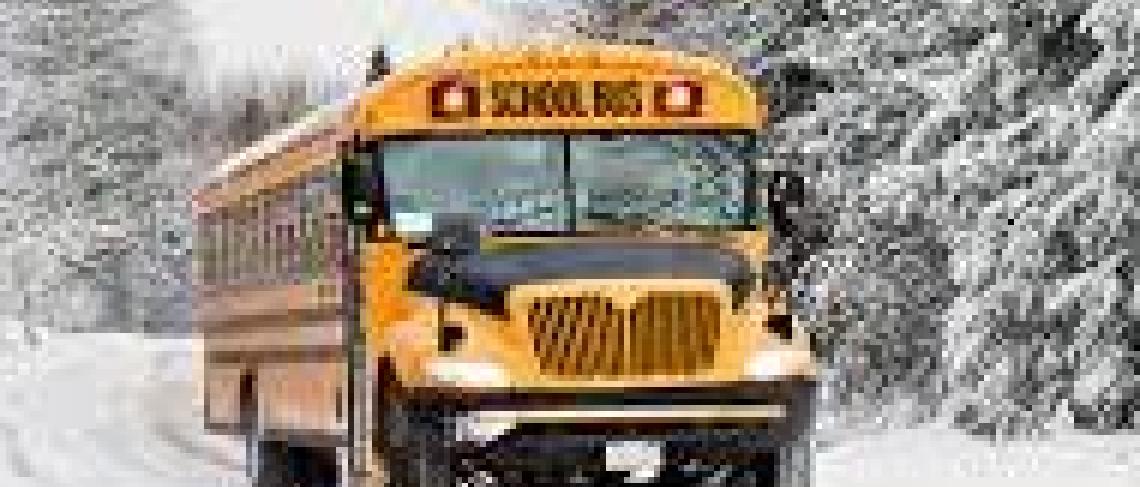School buses cancelled due to forecasted winter storm