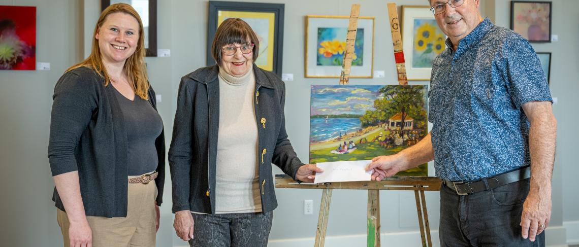 Painting of iconic Queen's Royal Park Gazebo is the cover for the 2024-2025 Stay Niagara-on-the-Lake Tourism Map