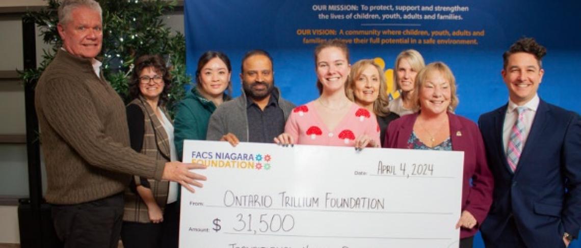 FACS Niagara Celebrates $31,500 Ontario Government Grant