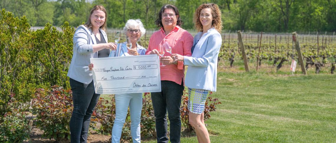 Niagara Pumphouse Arts Centre Gratefully Acknowledges Continued Support from Château des Charmes