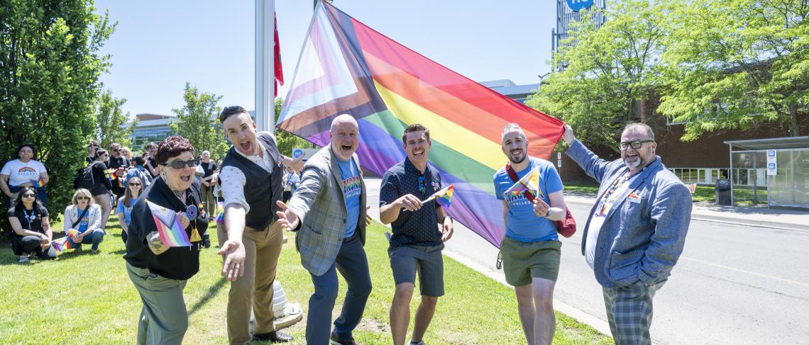 Niagara College celebrates Pride Month with flag raising, learning opportunities