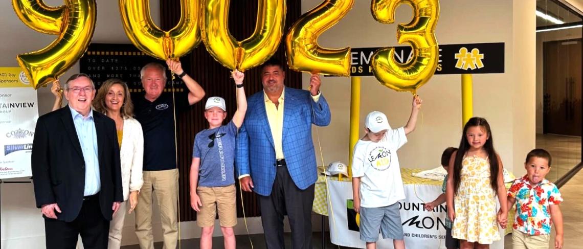 LOCAL COMMUNITY RAISES OVER $90,000 THROUGH MOUNTAINVIEW LEMONAID DAY TO SEND KIDS TO SUMMER CAMP
