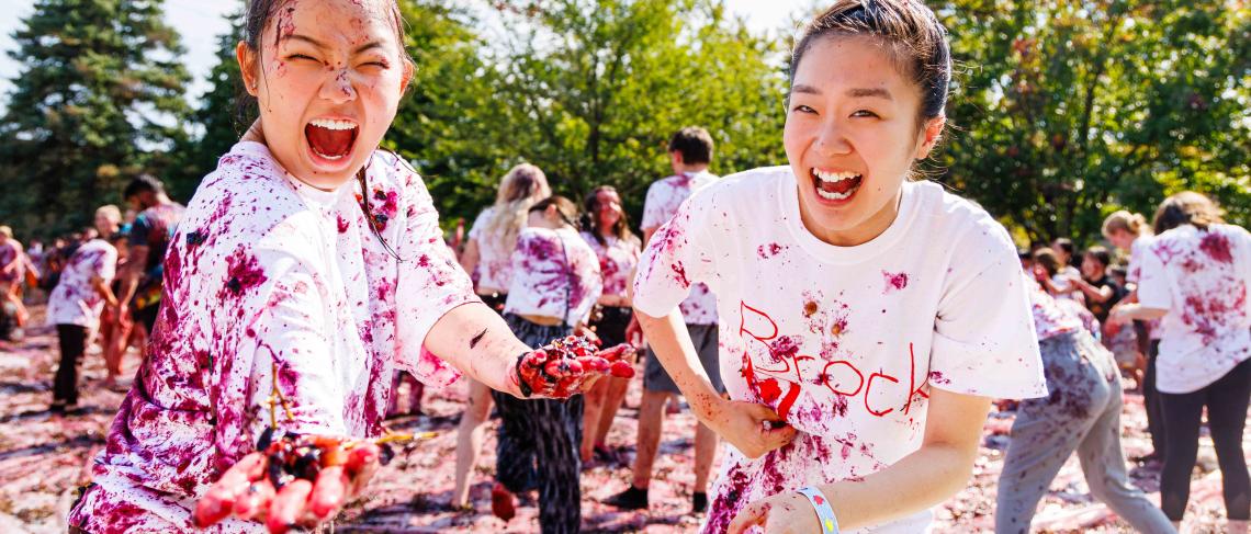 Making memories at Brock’s messiest tradition