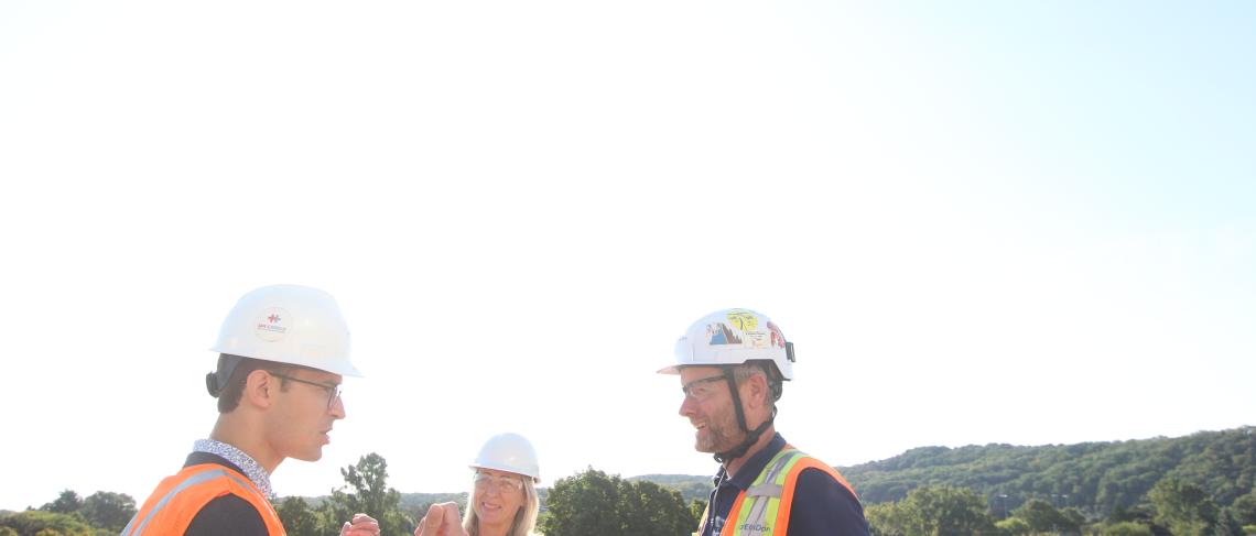 MPP Oosterhoff Tours West Lincoln Memorial Hospital Redevelopment Site