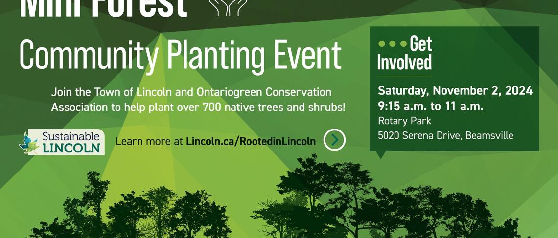 Public Service Announcement: Join the Mini Forest Community Planting & help us reach our 1,000 Tree Challenge!