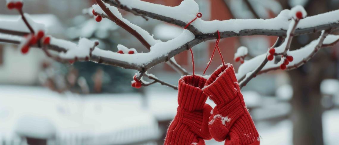Hang some winter warmth on Museum’s Mitten Tree