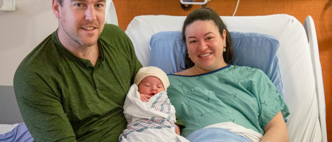 From kicks to cuddles: Baby boy rings in New Year at Niagara Health