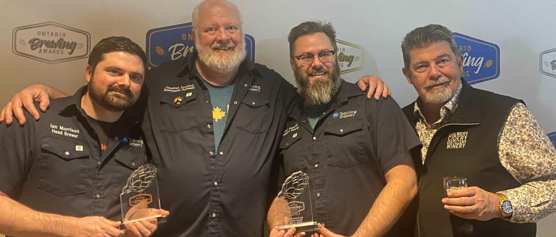 Mastering their craft: Niagara College shines at Ontario Brewing Awards