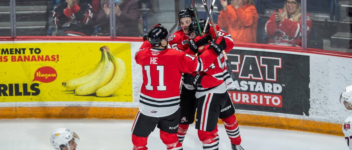 NIAGARA ICEDOGS DONATE OVER $2800 TO NIAGARA CHILDREN'S CENTRE