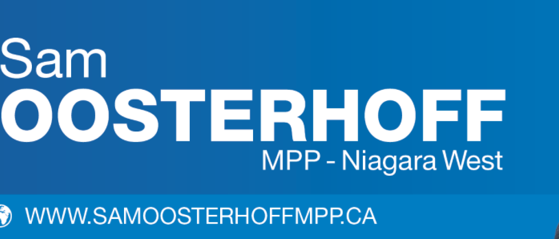 MPP Oosterhoff Reappointed Associate Minister of Energy – Intensive Industries
