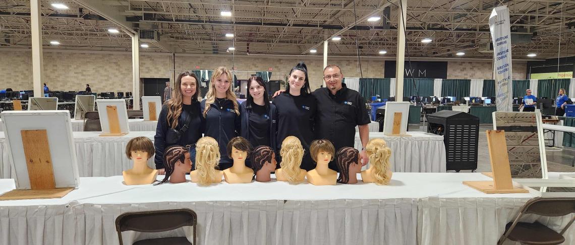 A cut above the rest: Niagara College Hairstyling students sweep the podium at Skills Ontario