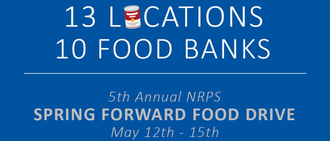 NRPS Launches 5th Annual Spring Forward Food Drive