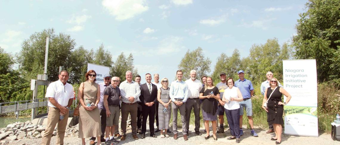 MPP Oosterhoff Welcomes Historic Provincial Investment to Protect Water Systems and Irrigation Infrastructure in Niagara