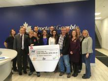 $100,000 Cheque Presentation