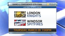 Game 4: Knights at Spitfires