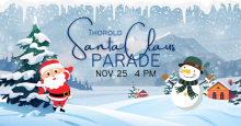 Thorold Santa Claus Parade participation, volunteer and sponsorship opportunities now available