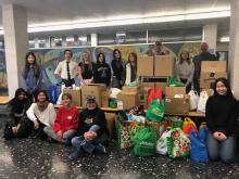 Rotary Interact Club of E.L. Crossley Organizes Food Drive for Pelham Cares