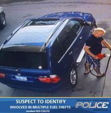 Suspect To Identify After Multiple Fuel Thefts Throughout the Niagara Region