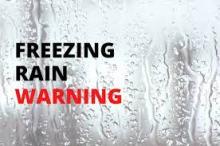 Freezing rain warning issued for Peterborough and surrounding communities