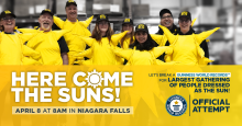 City of Niagara Falls attempting to break Guinness World Record on 'Largest gathering of people dressed as the sun'