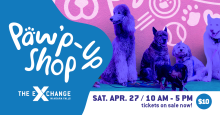 First Annual Paw'p-Up Shop: A Pet & Vendor Market at the Niagara Falls Exchange set for Saturday, April 27, 2024