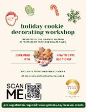 Holiday Cookie Workshop at The Grimsby Museum!