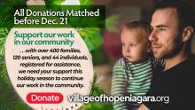 Village of Hope Niagara’s Season of Hope campaign is on now in Lincoln.