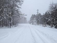 Snowy street