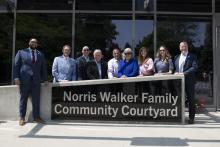 NC honours $4M legacy gift from Norris Walker family, renames campus courtyard