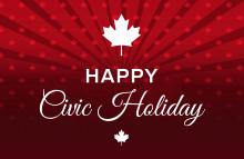 Civic Holiday Weekend 