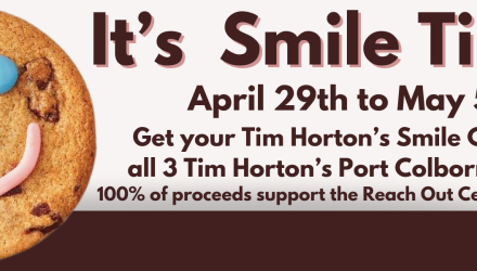 TIM HORTONS SMILE COOKIE CAMPAIGN PARTNERS WITH PORT CARES