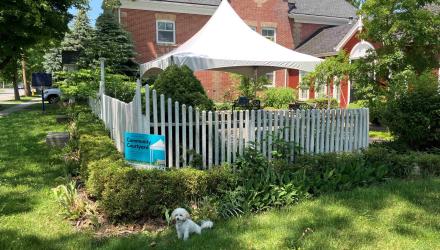 NOTL Museum’s Community Courtyard Relax, Stretch, Play, Chat…