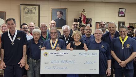Knights of Columbus 2319 Donates $4,000 to Local Charities Following Successful Garden Fest Event