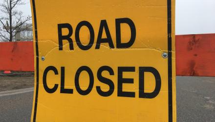 road closed