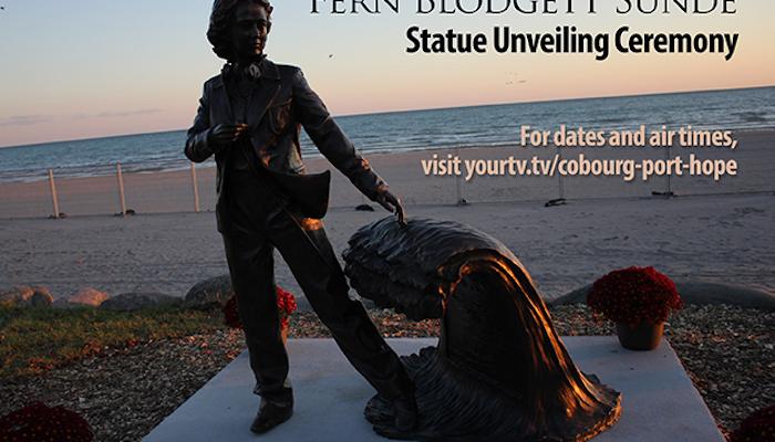 Fern Blodgett Sunde Statue Unveiling