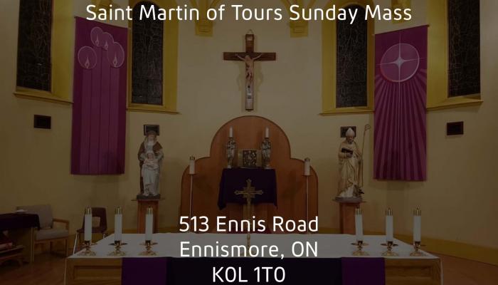 Saint Martin's of Tours Sunday Mass