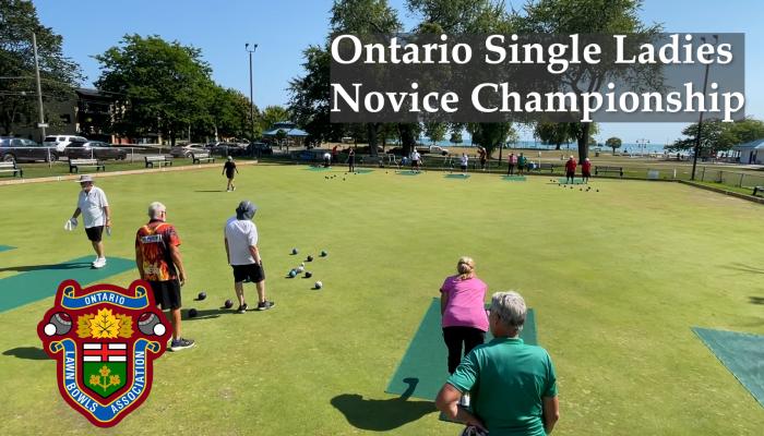 Ontario Single Ladies Novice Lawnbowling Championship